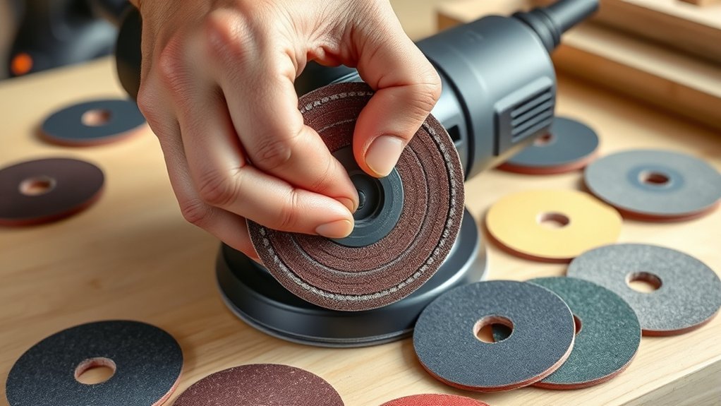 choose correct sanding disc compatibility grit grip dust control