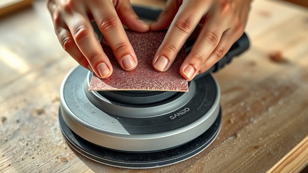clean sander inspect pad