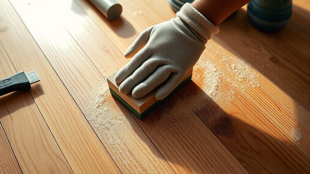 clear area remove obstacles clean thoroughly