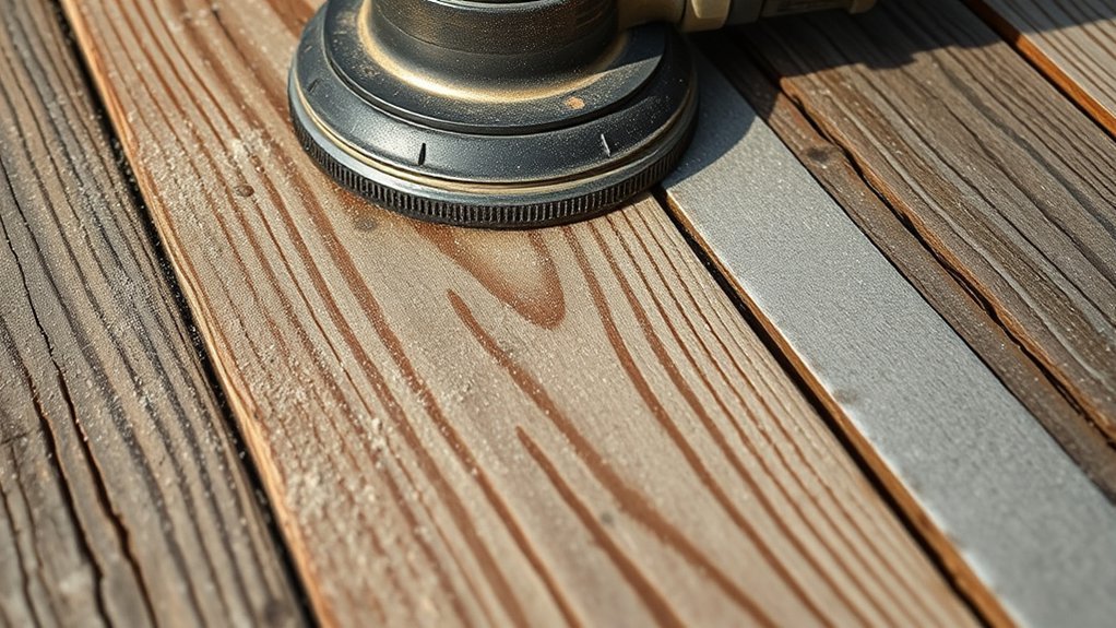 coarse to fine deck sanding sequence