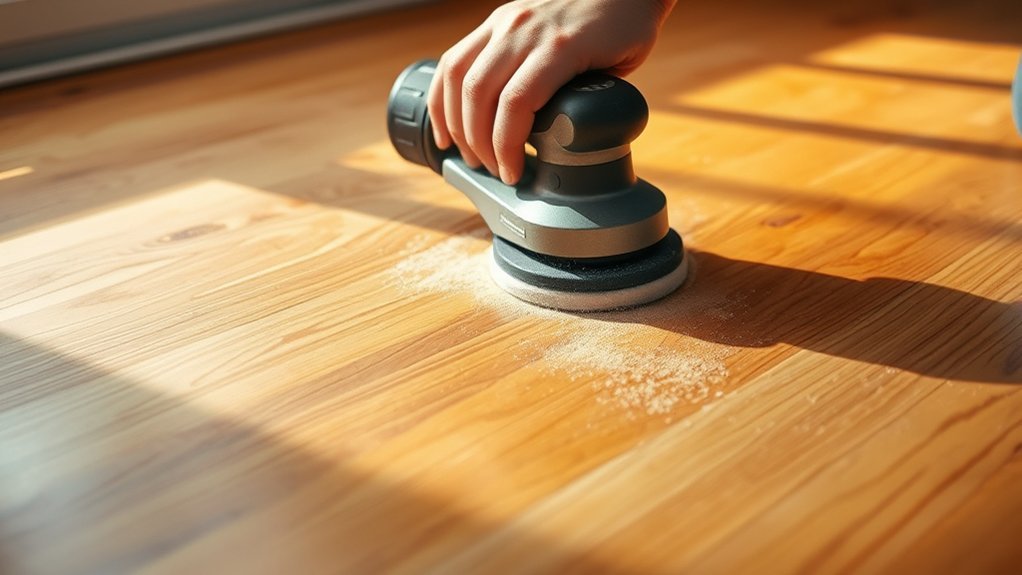 coarse to fine hand sanding prep