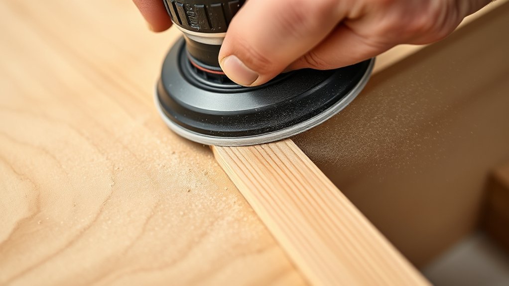 corner sanding ergonomic grip dust control