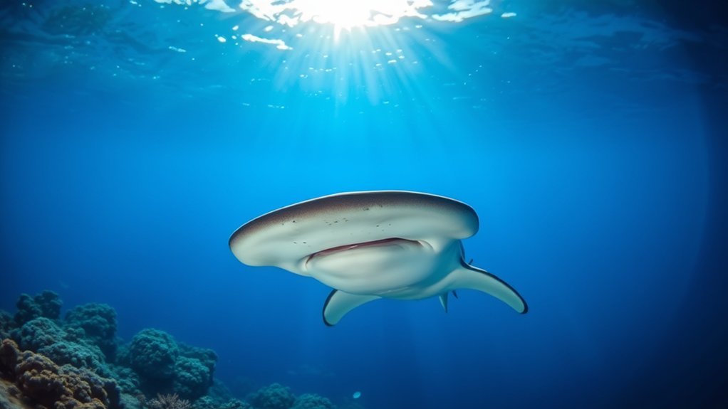 deeper waters boost hammerhead foraging
