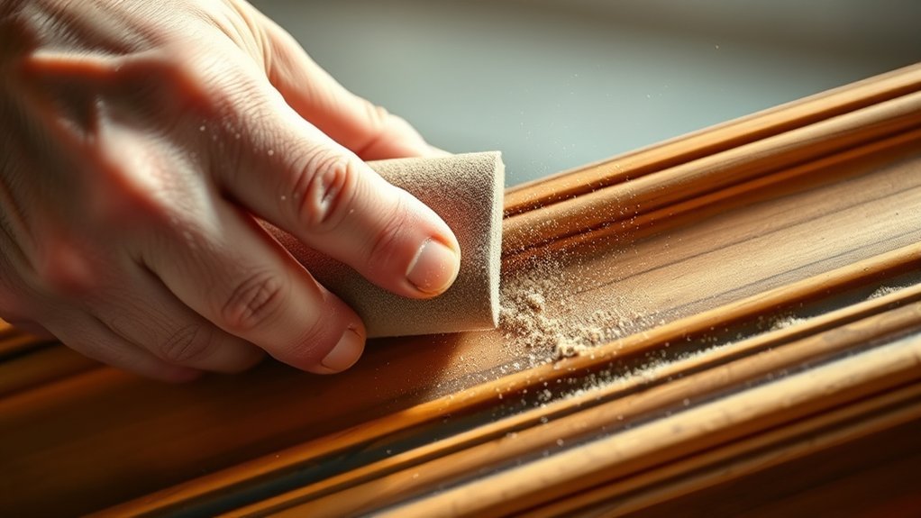 detailed trim sanding preparation steps
