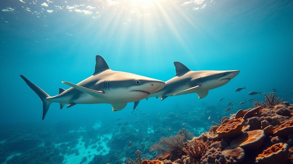 distinct diets by hammer sharks species