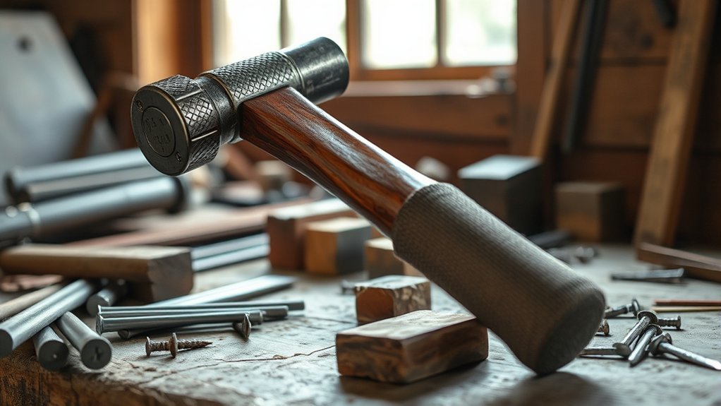 durable steel or hardwood