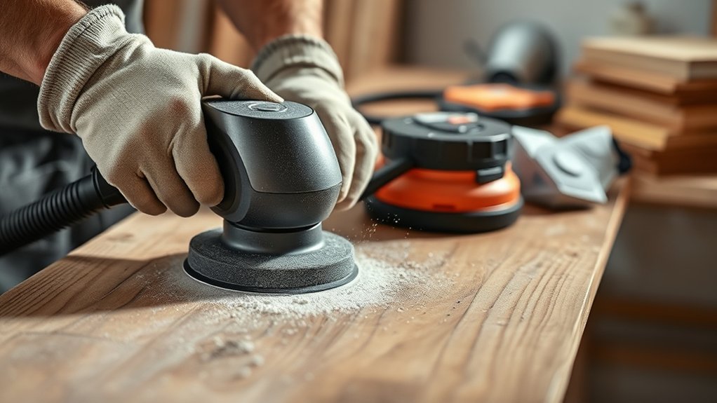 dust control for sanding efficiency