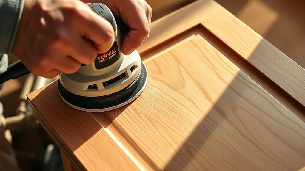 efficient smooth cabinet sanding benefits