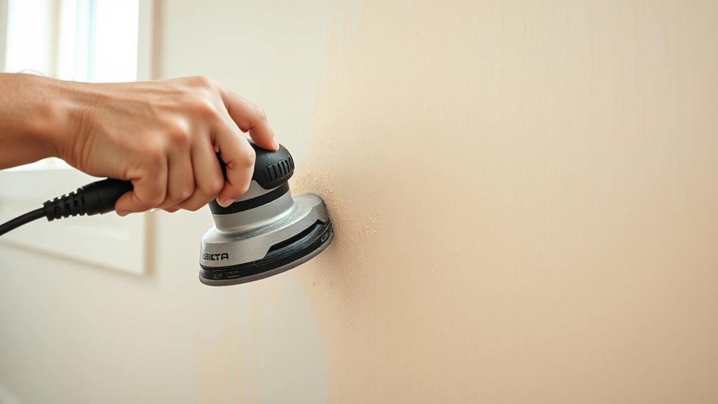 electric sander excels dust control essential