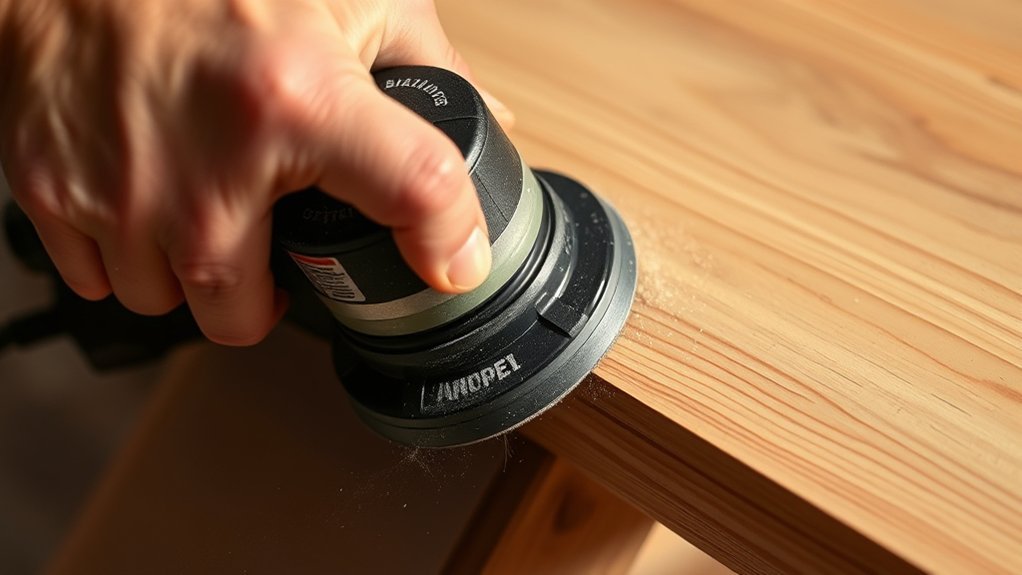 flat surface sanding corner limitations
