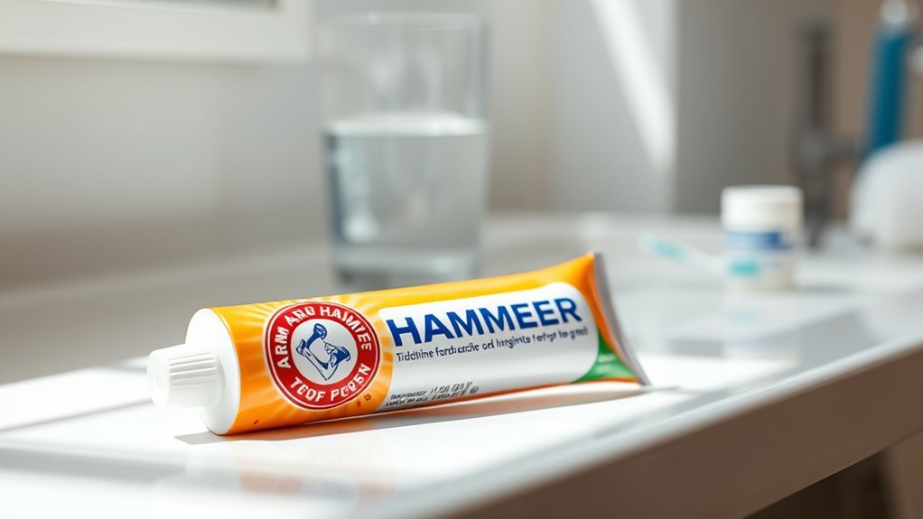 fluoride safeguards arm hammer toothpaste
