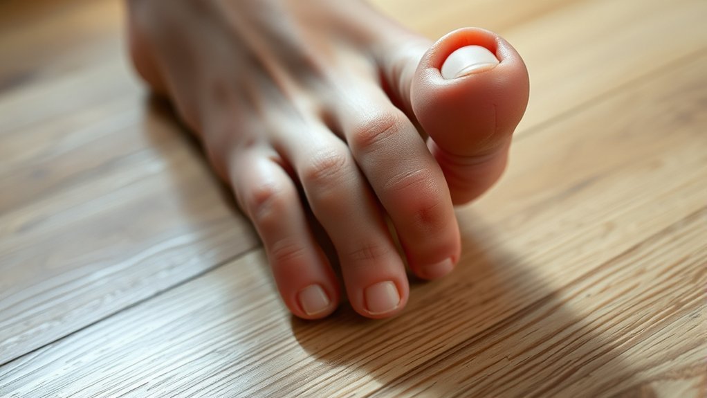 foot injuries causing hammer toes progression