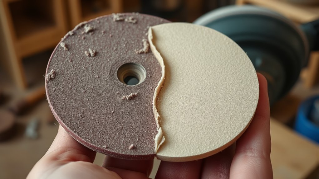 frequent use wears sander pad