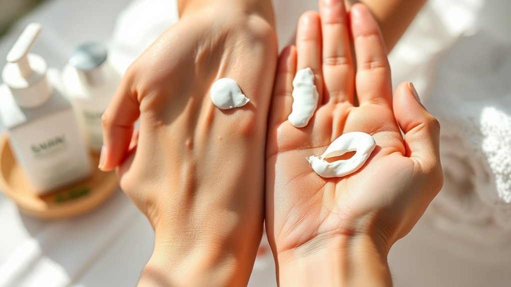 gentle exfoliants fade tan stains
