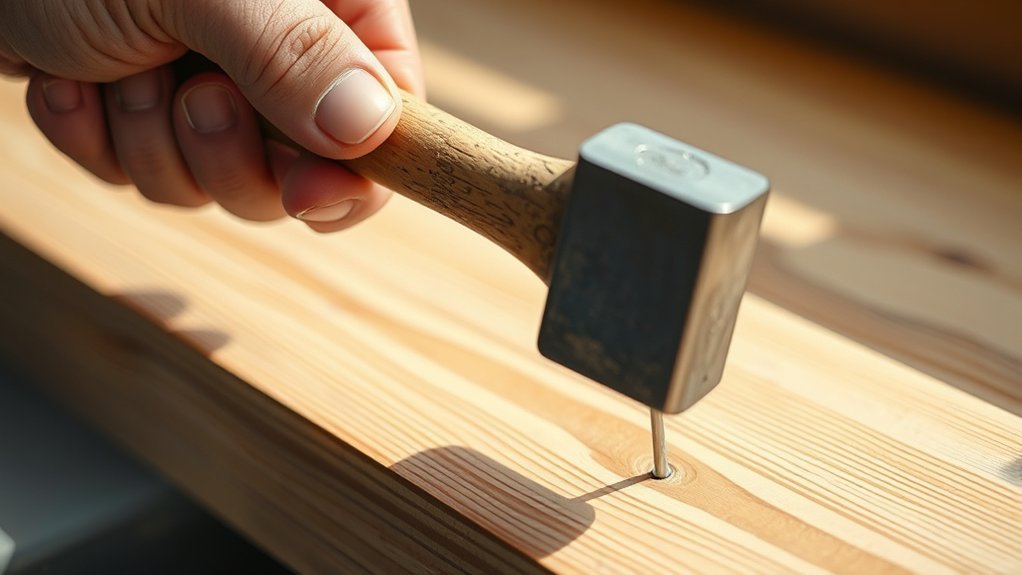 grip near end straight wrist secure thumb