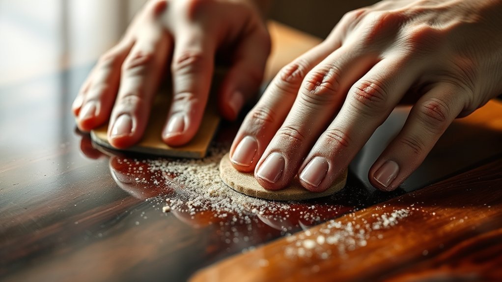 grit progression ensures flawless epoxy finish