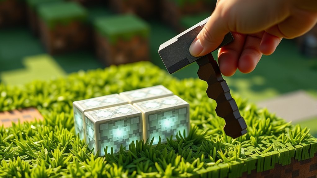 hammer block breaking with commands