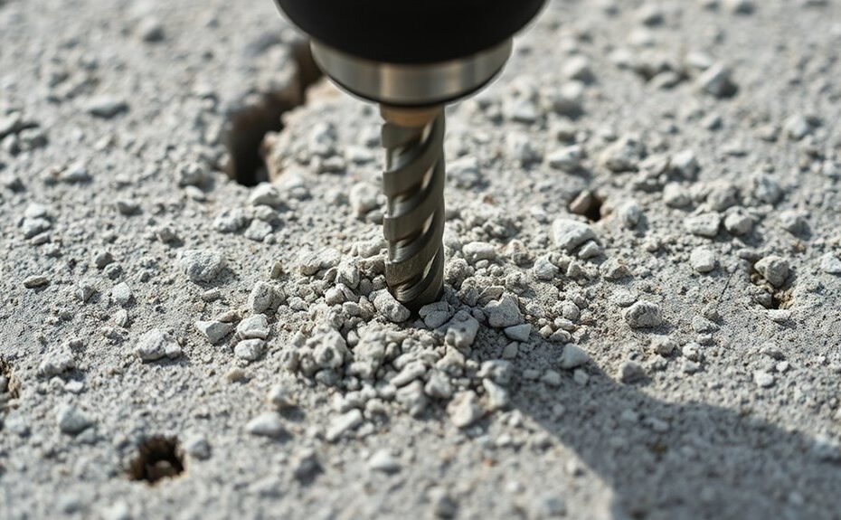 hammer drill drilling materials