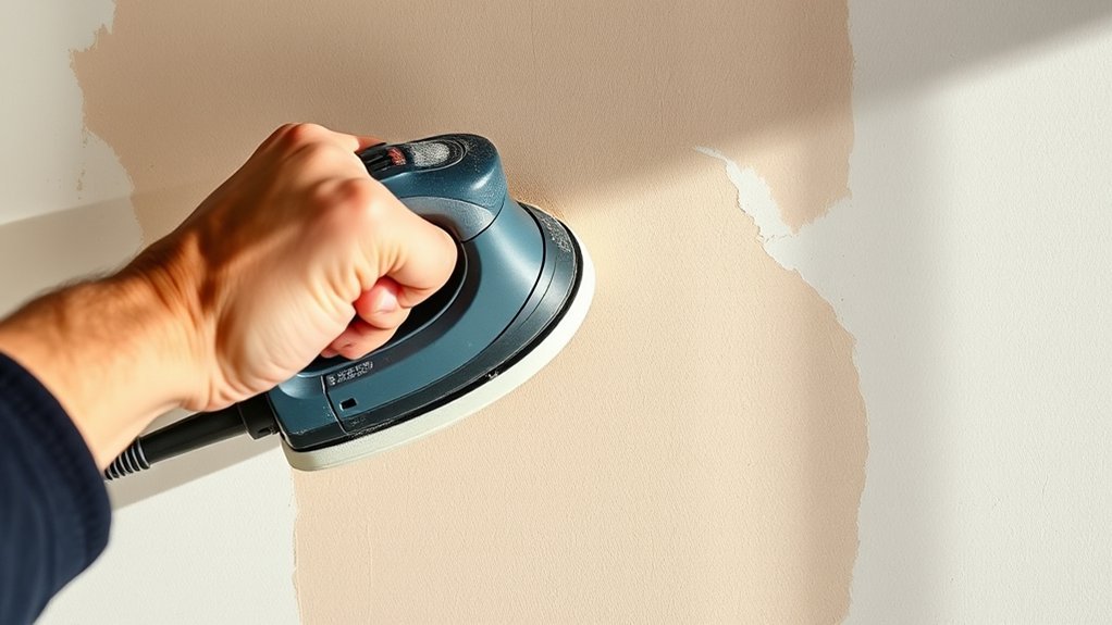 hand sanding precise slower demanding