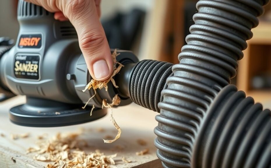 how to attach sander to vac
