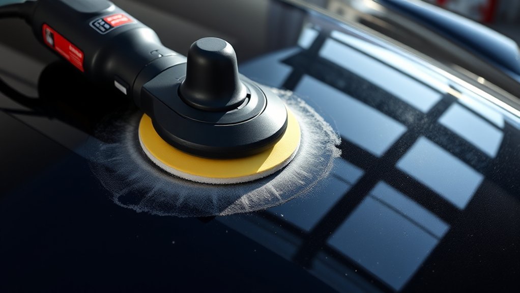 low speed light pressure sanding technique