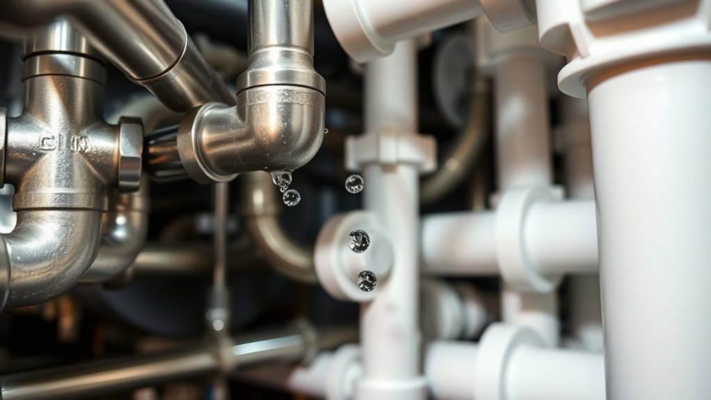 materials layout and water hammer risk