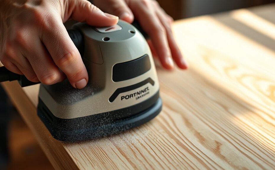 orbital sander flat sanding guide