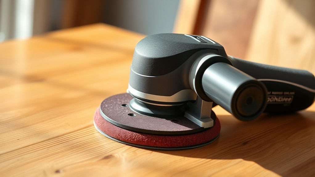 orbital sander for smoothing not polishing