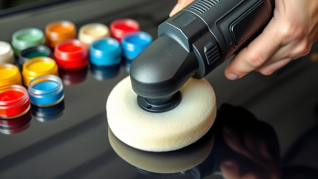 orbital sander polishing pad selection