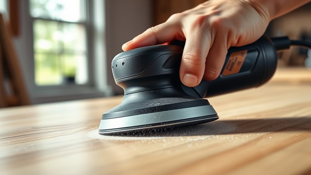orbital sander smooth efficient dust managed