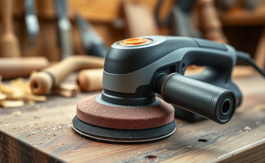 powerful random orbit sanding tool