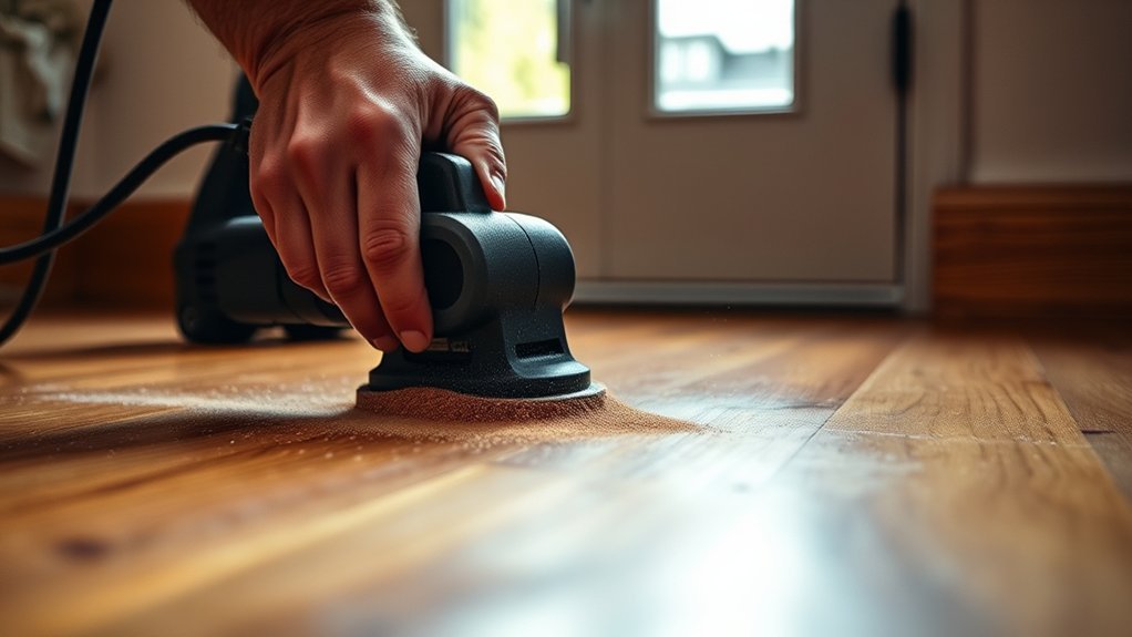 precise dust controlled hand sanding