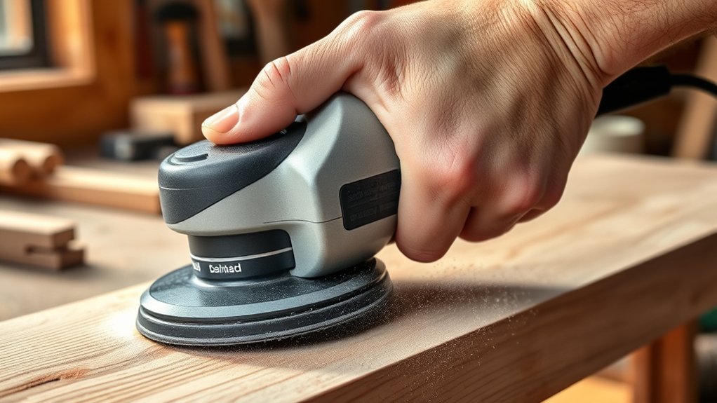 precision sanding with dust control
