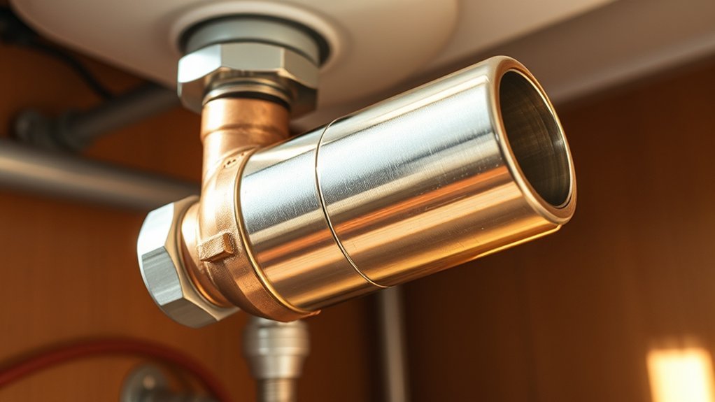 protects pipes dampens water hammer