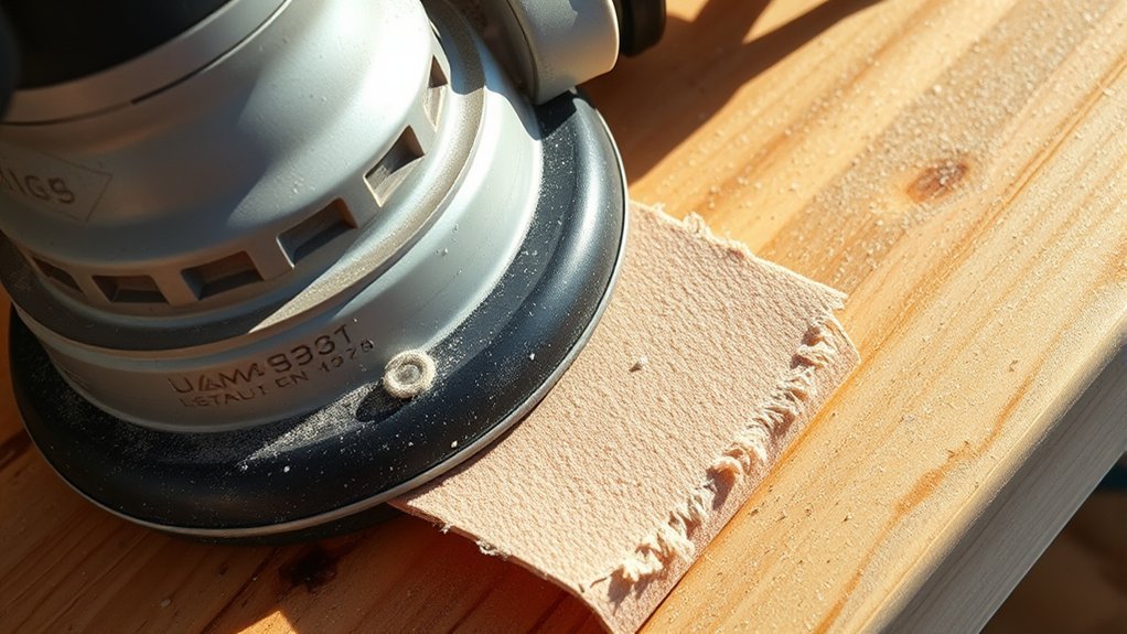 regularly inspect worn clogged sandpaper