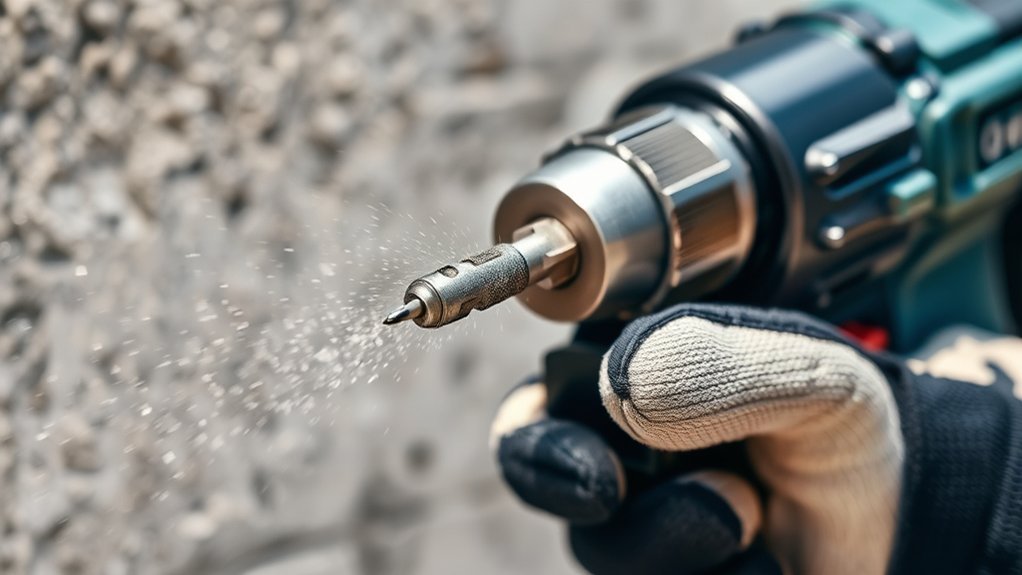 rotary hammer hammering rotation chiseling