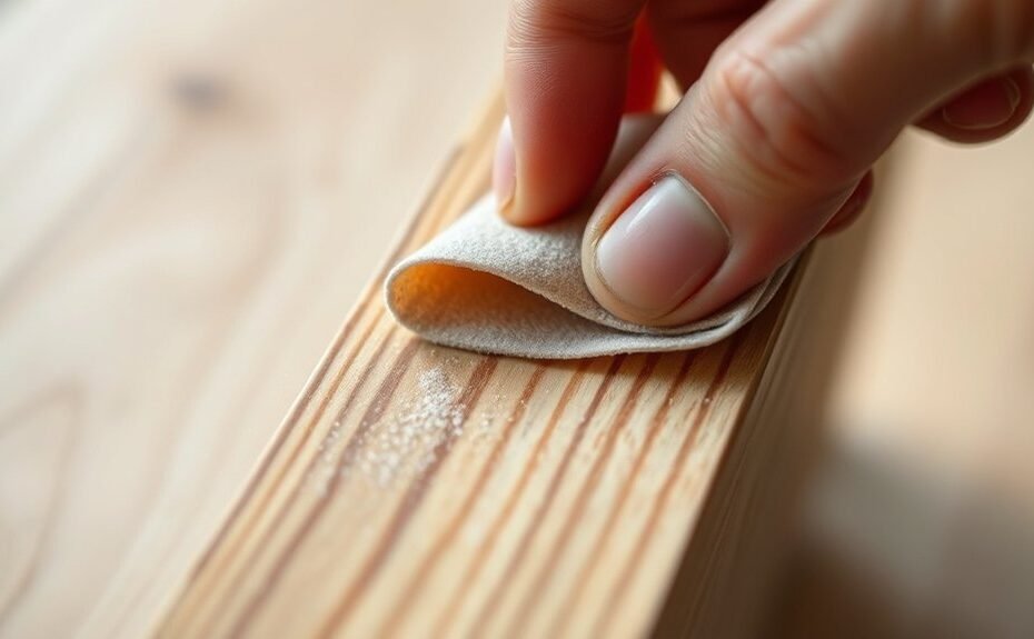 sanding tiny hand crevices