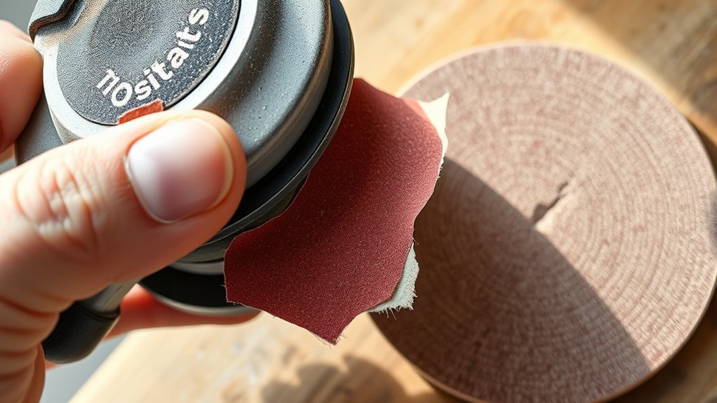 sandpaper backing for orbital sander