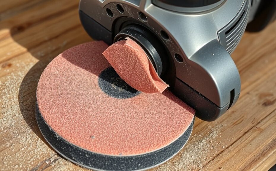 sandpaper keeps detaching from orbital sander