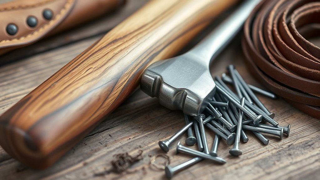 sturdy handle solid head