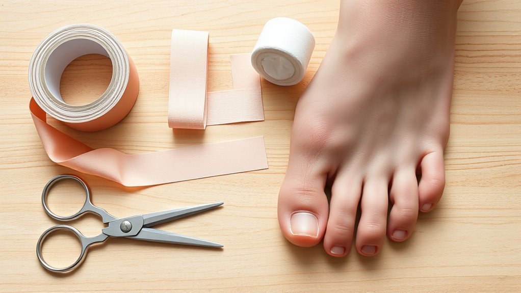 tape supplies for hammer toes hypoallergenic elastic rigid pre wrap