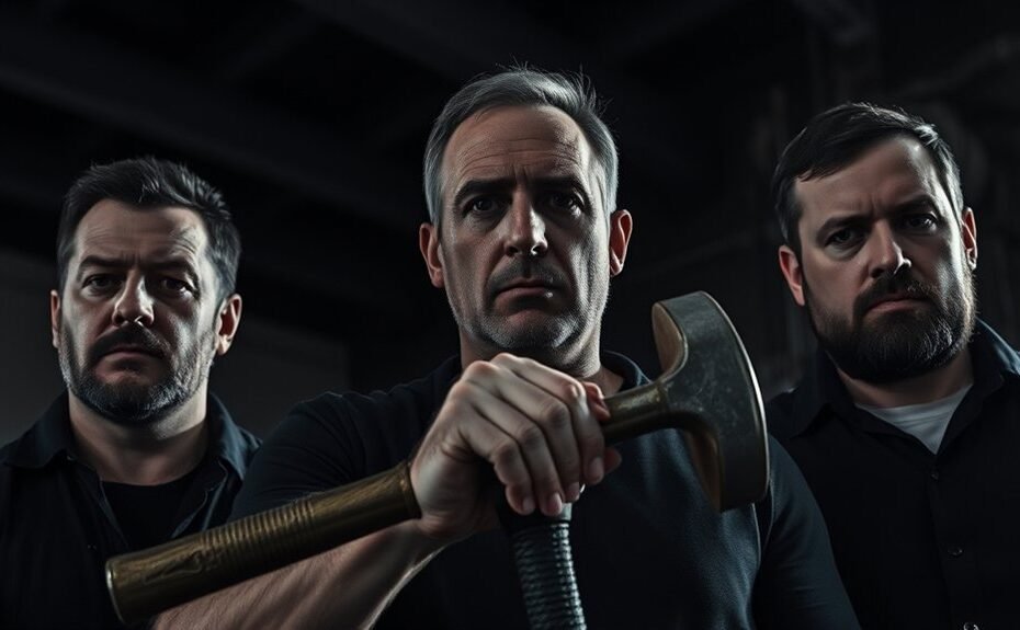 three men one hammer