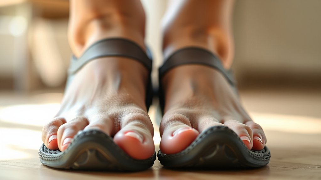 wide toe box cushioned uppers